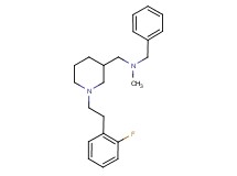 N-benzyl-1-{1-[2-(2-fluorophenyl)ethyl]-3-piperidinyl}-N-methylmethanamine