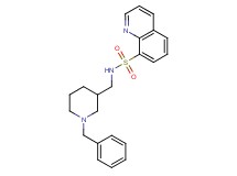 N-[(1-benzyl-3-piperidinyl)methyl]-8-quinolinesulfonamide