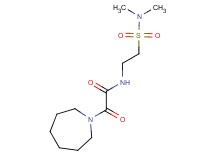 2-azepan-1-yl-N-{2-[(dimethylamino)sulfonyl]ethyl}-2-oxoacetamide