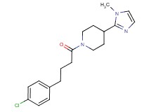1-[4-(4-chlorophenyl)butanoyl]-4-(1-methyl-1H-imidazol-2-yl)piperidine