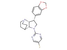 (3R*,3aR*,7aR*)-3-(1,3-benzodioxol-5-yl)-1-(5-fluoropyrimidin-2-yl)octahydro-4,7-ethanopyrrolo[3,2-b]pyridine