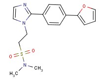 2-{2-[4-(2-furyl)phenyl]-1H-imidazol-1-yl}-N,N-dimethylethanesulfonamide