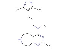 N-[3-(3,5-dimethyl-1H-pyrazol-4-yl)propyl]-N,2-dimethyl-6,7,8,9-tetrahydro-5H-pyrimido[4,5-d]azepin-4-amine
