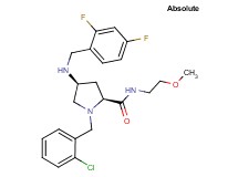 (4S)-1-(2-chlorobenzyl)-4-[(2,4-difluorobenzyl)amino]-N-(2-methoxyethyl)-L-prolinamide