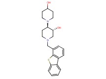 (3'R*,4'R*)-1'-(dibenzo[b,d]thien-4-ylmethyl)-1,4'-bipiperidine-3',4-diol