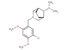 (8-syn)-3-(5-chloro-2,4-dimethoxybenzyl)-N,N-dimethyl-3-azabicyclo[3.2.1]octan-8-amine