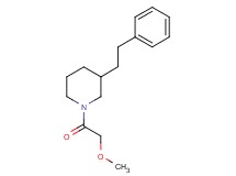 1-(methoxyacetyl)-3-(2-phenylethyl)piperidine