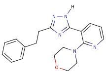 4-{3-[3-(2-phenylethyl)-1H-1,2,4-triazol-5-yl]pyridin-2-yl}morpholine