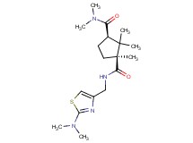 (1S*,3R*)-N~1~-{[2-(dimethylamino)-1,3-thiazol-4-yl]methyl}-N~3~,N~3~,1,2,2-pentamethyl-1,3-cyclopentanedicarboxamide