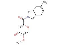 5-methoxy-2-{[(3aR*,7aS*)-5-methyl-1,3,3a,4,7,7a-hexahydro-2H-isoindol-2-yl]carbonyl}-4H-pyran-4-one