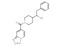 2-phenyl-1-[1-(tetrazolo[1,5-a]pyridin-7-ylcarbonyl)-4-piperidinyl]ethanol