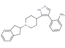 1-(2,3-dihydro-1H-inden-2-yl)-4-[4-(2-methylphenyl)-1H-pyrazol-5-yl]piperidine