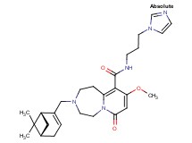 3-{[(1R,5S)-6,6-dimethylbicyclo[3.1.1]hept-2-en-2-yl]methyl}-N-[3-(1H-imidazol-1-yl)propyl]-9-methoxy-7-oxo-1,2,3,4,5,7-hexahydropyrido[1,2-d][1,4]diazepine-10-carboxamide
