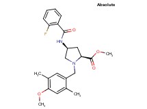 methyl (4S)-4-[(2-fluorobenzoyl)amino]-1-(4-methoxy-2,5-dimethylbenzyl)-L-prolinate