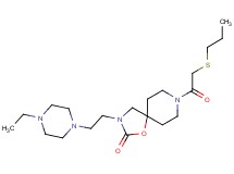 3-[2-(4-ethylpiperazin-1-yl)ethyl]-8-[(propylthio)acetyl]-1-oxa-3,8-diazaspiro[4.5]decan-2-one