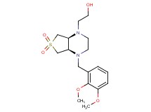 2-[(4aR*,7aS*)-4-(2,3-dimethoxybenzyl)-6,6-dioxidohexahydrothieno[3,4-b]pyrazin-1(2H)-yl]ethanol