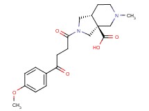 (3aS*,7aR*)-2-[4-(4-methoxyphenyl)-4-oxobutanoyl]-5-methyloctahydro-3aH-pyrrolo[3,4-c]pyridine-3a-carboxylic acid