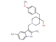 [1-[(2,5-dimethyl-1H-indol-3-yl)methyl]-4-(4-methoxybenzyl)-4-piperidinyl]methanol
