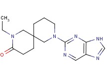 2-ethyl-8-(9H-purin-2-yl)-2,8-diazaspiro[5.5]undecan-3-one