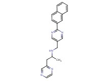 (1-methyl-2-pyrazin-2-ylethyl){[2-(2-naphthyl)pyrimidin-5-yl]methyl}amine