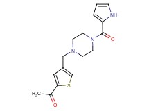 1-(4-{[4-(1H-pyrrol-2-ylcarbonyl)piperazin-1-yl]methyl}-2-thienyl)ethanone