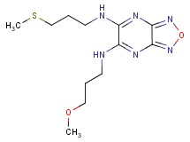 N-(3-methoxypropyl)-N'-[3-(methylthio)propyl][1,2,5]oxadiazolo[3,4-b]pyrazine-5,6-diamine