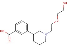 3-{1-[2-(2-hydroxyethoxy)ethyl]piperidin-3-yl}benzoic acid