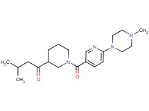 3-methyl-1-(1-{[6-(4-methylpiperazin-1-yl)pyridin-3-yl]carbonyl}piperidin-3-yl)butan-1-one