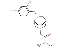 2-[(1S*,5R*)-6-(2,4-dichlorobenzyl)-3,6-diazabicyclo[3.2.2]non-3-yl]-N,N-dimethylacetamide