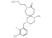 4-(2-fluoro-3-methylbenzyl)-9-(2-methoxyethyl)-1-methyl-1,4,9-triazaspiro[5.6]dodecan-10-one