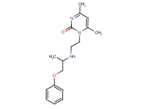 4,6-dimethyl-1-{2-[(1-methyl-2-phenoxyethyl)amino]ethyl}pyrimidin-2(1H)-one