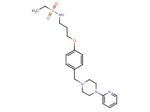 N-[3-(4-{[4-(2-pyridinyl)-1-piperazinyl]methyl}phenoxy)propyl]ethanesulfonamide