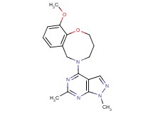 5-(1,6-dimethyl-1H-pyrazolo[3,4-d]pyrimidin-4-yl)-10-methoxy-3,4,5,6-tetrahydro-2H-1,5-benzoxazocine
