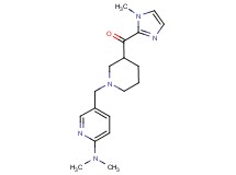 (1-{[6-(dimethylamino)-3-pyridinyl]methyl}-3-piperidinyl)(1-methyl-1H-imidazol-2-yl)methanone