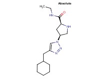 (4S)-4-[4-(cyclohexylmethyl)-1H-1,2,3-triazol-1-yl]-N-ethyl-L-prolinamide hydrochloride