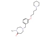 4-methyl-1-[3-(4-piperidin-1-ylbutoxy)benzyl]-1,4-diazepan-5-one