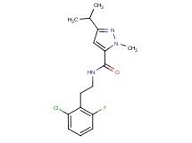 N-[2-(2-chloro-6-fluorophenyl)ethyl]-3-isopropyl-1-methyl-1H-pyrazole-5-carboxamide