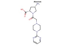 (4S)-4-amino-1-[(4-pyrimidin-2-ylpiperazin-1-yl)acetyl]-L-proline