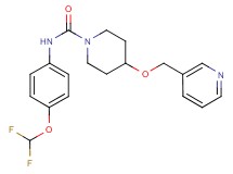 N-[4-(difluoromethoxy)phenyl]-4-(pyridin-3-ylmethoxy)piperidine-1-carboxamide