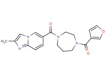 6-{[4-(3-furoyl)-1,4-diazepan-1-yl]carbonyl}-2-methylimidazo[1,2-a]pyridine