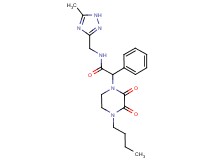 2-(4-butyl-2,3-dioxopiperazin-1-yl)-N-[(5-methyl-1H-1,2,4-triazol-3-yl)methyl]-2-phenylacetamide