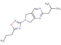 2-isobutyl-6-(5-propyl-1,2,4-oxadiazol-3-yl)-6,7-dihydro-5H-pyrrolo[3,4-d]pyrimidine
