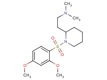 (2-{1-[(2,4-dimethoxyphenyl)sulfonyl]-2-piperidinyl}ethyl)dimethylamine