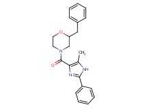 2-benzyl-4-[(5-methyl-2-phenyl-1H-imidazol-4-yl)carbonyl]morpholine