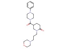 1-[3-(4-morpholinyl)propyl]-5-[(4-phenyl-1-piperazinyl)carbonyl]-2-piperidinone