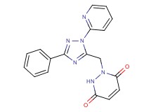 1-[(3-phenyl-1-pyridin-2-yl-1H-1,2,4-triazol-5-yl)methyl]-1,2-dihydropyridazine-3,6-dione