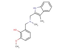 2-methoxy-6-({methyl[(3-methyl-1H-indol-2-yl)methyl]amino}methyl)phenol