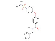 N-benzyl-4-({1-[(dimethylamino)sulfonyl]-4-piperidinyl}oxy)-N-methylbenzamide