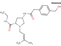 (4S)-N-ethyl-4-({[4-(hydroxymethyl)phenyl]acetyl}amino)-1-(3-methylbut-2-en-1-yl)-L-prolinamide