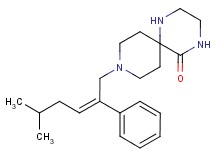 9-[(2Z)-5-methyl-2-phenylhex-2-en-1-yl]-1,4,9-triazaspiro[5.5]undecan-5-one